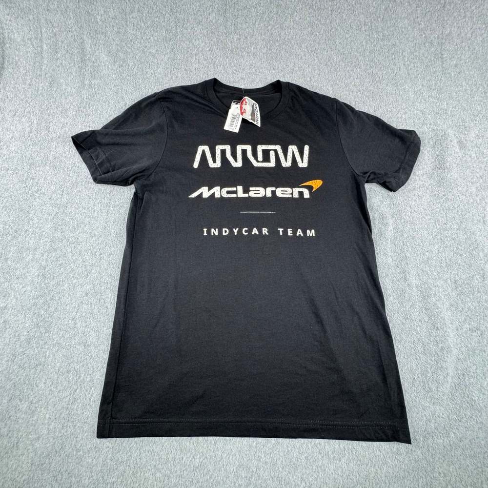 Arrow McLaren T Shirt Mens M Black IndyCar Racing Graphic Tee NWT